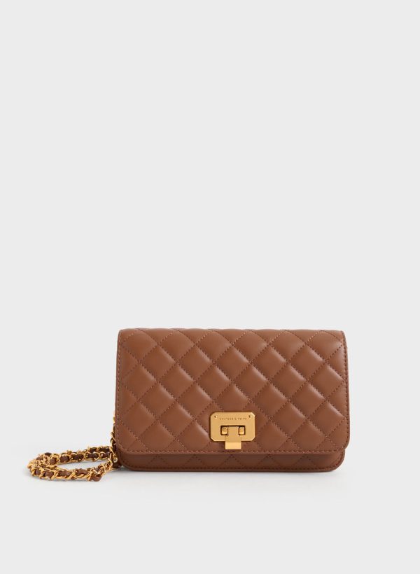 KPsOGRuxmzzcldAN.jpg Quilted Push-Lock Clutch – Chocolate