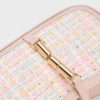 NhHOkblPUMnPdZVu.jpg Cesia Metallic Accent Tweed Shoulder Bag – Pink