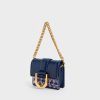 OZIfjYhWJfLoBiwm.jpg Gabine Tweed Chain-Link Card Holder – Navy