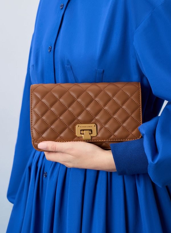 UtQIVtvDYOLIAPYO.jpg Quilted Push-Lock Clutch – Chocolate